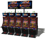 Brandverbinding 8 in 1 Groef Arcade Game Machine 43“ Krommetouch screen
