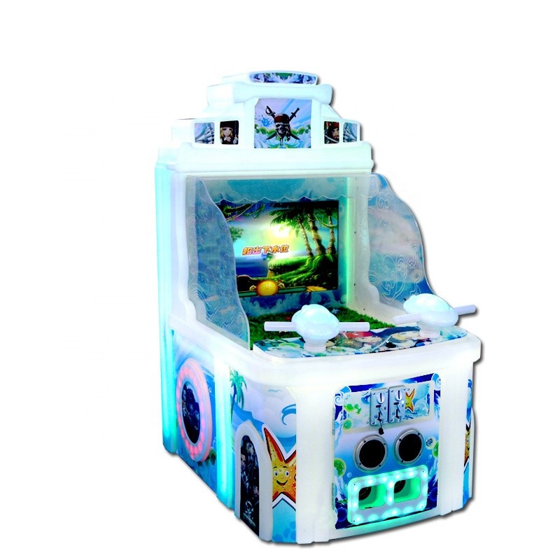 Mini de Straalkanon die van het 2 Spelerswater Arcademachine/de Machine van de Kaartjesafkoop schieten